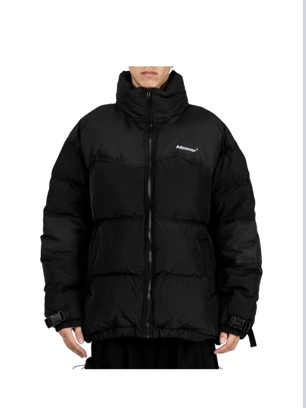 ADERERROR  Black Puffer Jacket - Men's Insulated Coat